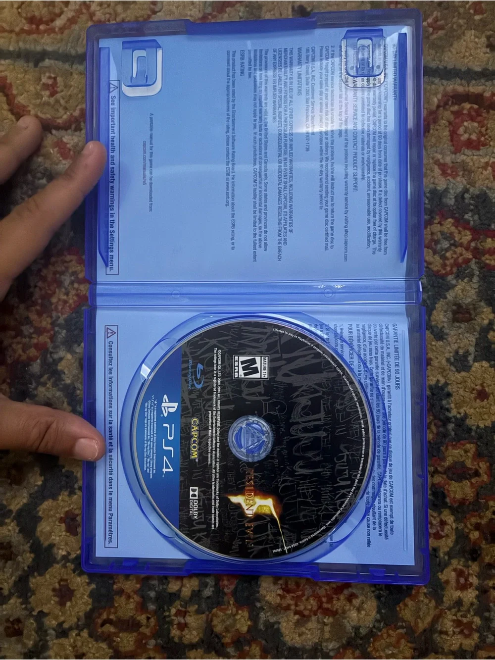 Resident Evil 5 (PS4) - - Blue Case